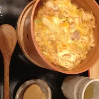 親子丼定食|あおいさん