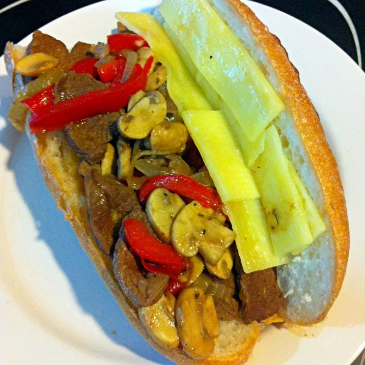 Beef mushroom baguette|Stephanieさん