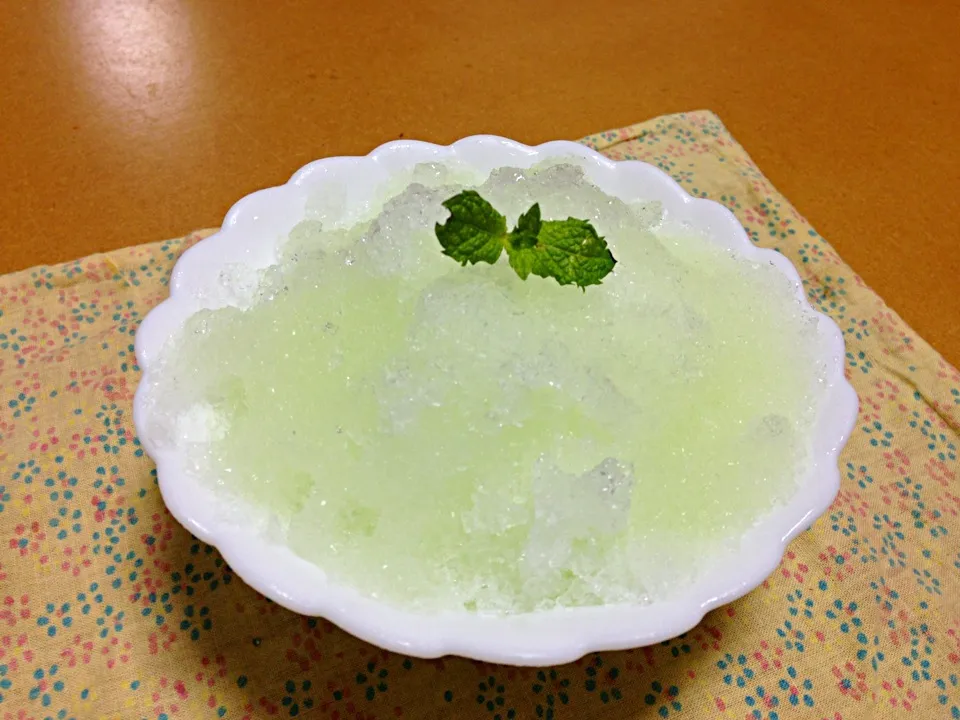 モヒート風にした大人のかき氷 🍧  (*^^*)|Kei Satoさん