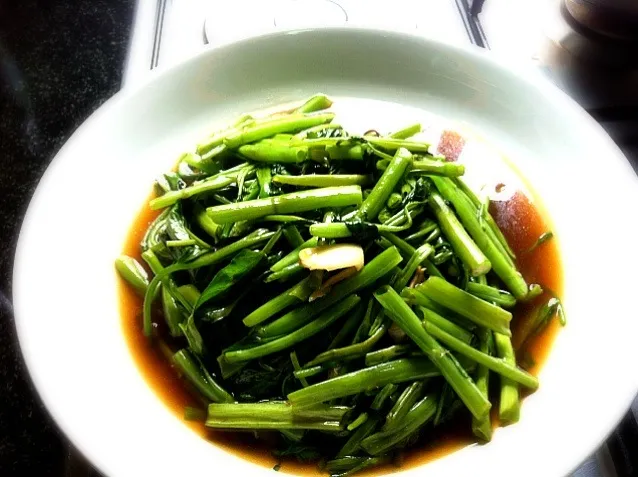 Morning Glory w/oyster sauce|ConceptCooking&Craftさん