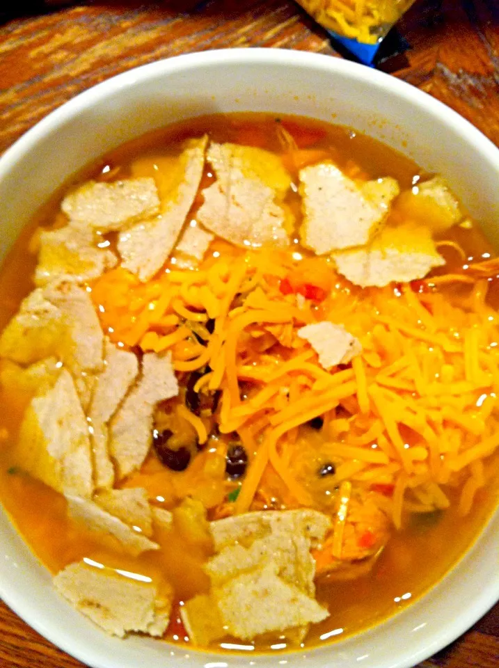 Tortilla soup with fresh tortillas(thanks Robert)!|kathy mcdowellさん