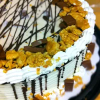 Snapdishの料理写真:S'more ice cream cake|Sweet Country Creationsさん