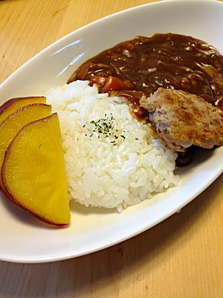 本日のランチ ハンバーグカレー(^^)|ゆうさん