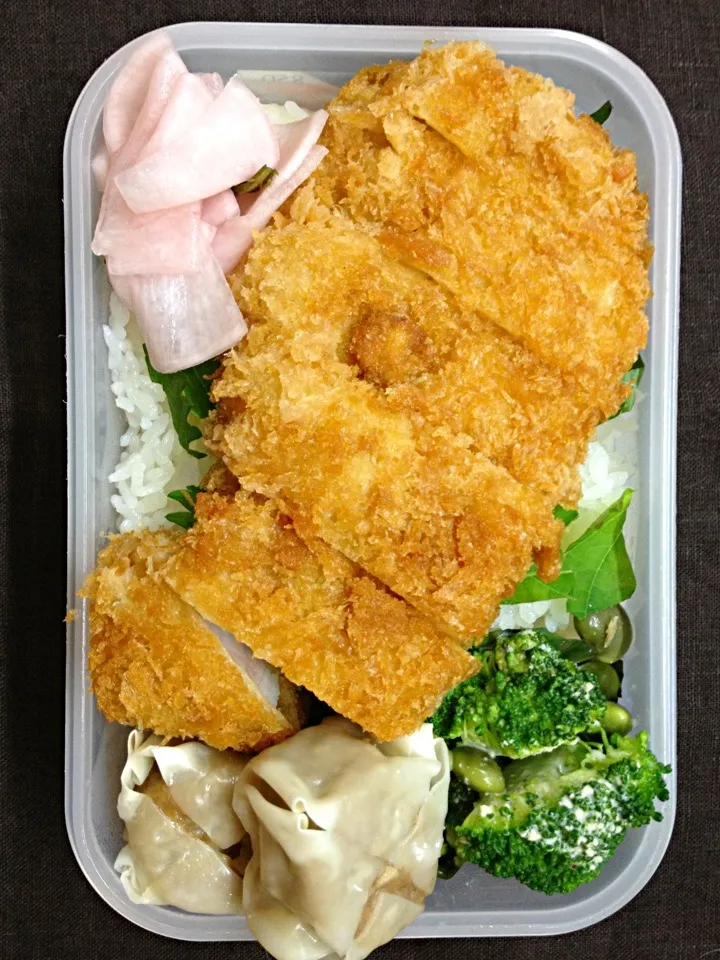 100均ブラザーズ、本日の兄弁当|グラコロさん