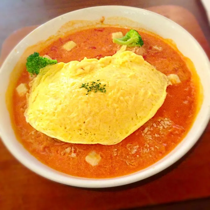 Tomato omurice. ><|해리さん