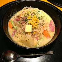 Snapdishの料理写真:北海道の贅沢スープクリームパスタ♢五右衛門|なっちさん