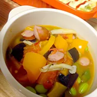 Snapdishの料理写真:夏野菜スープ|Ayakaさん