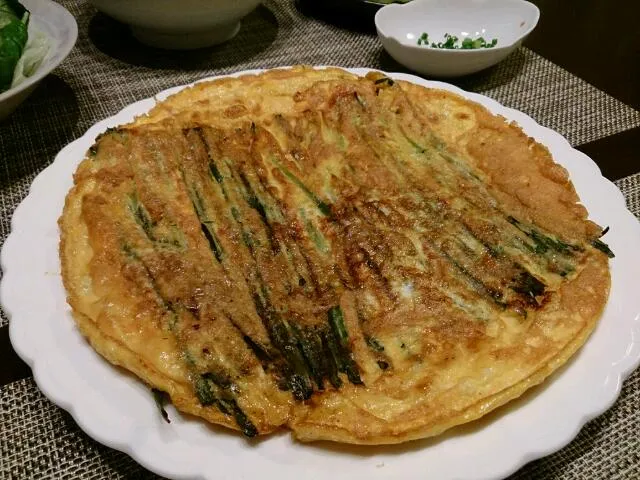 韓国風ねぎ玉焼きfrom男子ごはん（コウケンテツ レシピ）|nijigoroさん