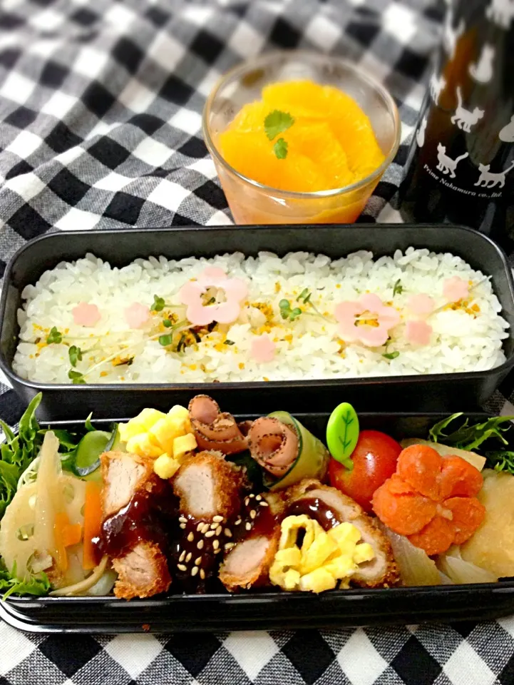 7/16 味噌ヒレカツ弁当|Mikaさん