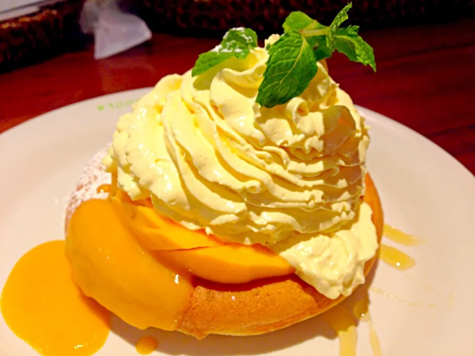 💋Papaya & Mango Pan Cake💋|Earth Angelさん