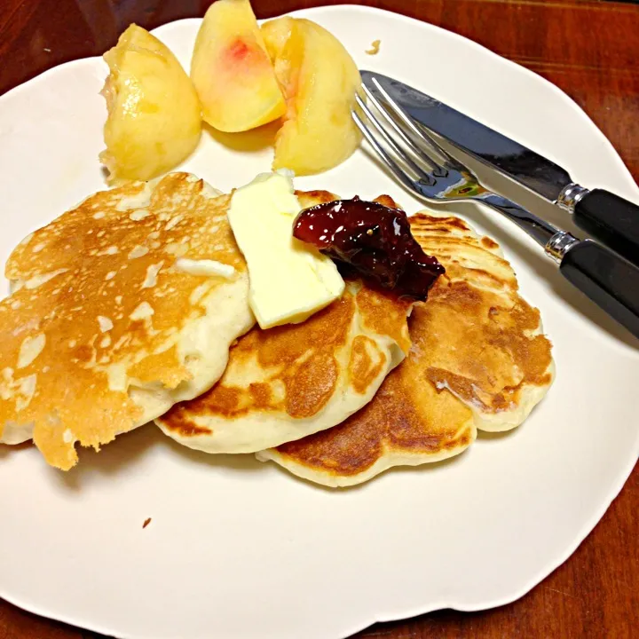 Snapdishの料理写真:ハワイアンパンケーキ|たけあんさん