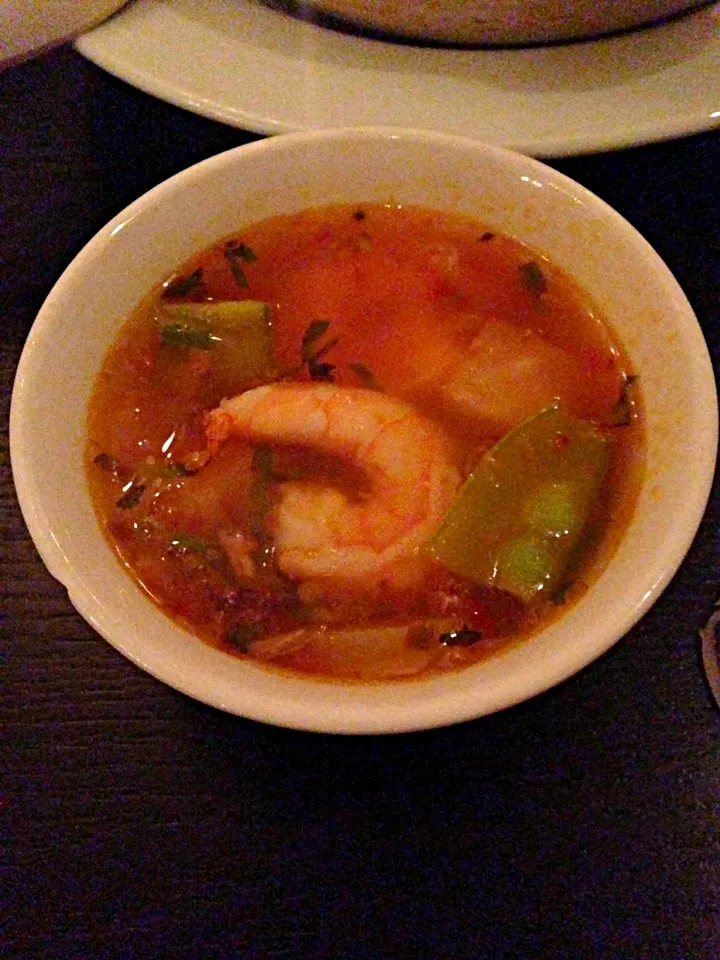 Hot & sour soup & it's 101*F outside lol|david hughesさん