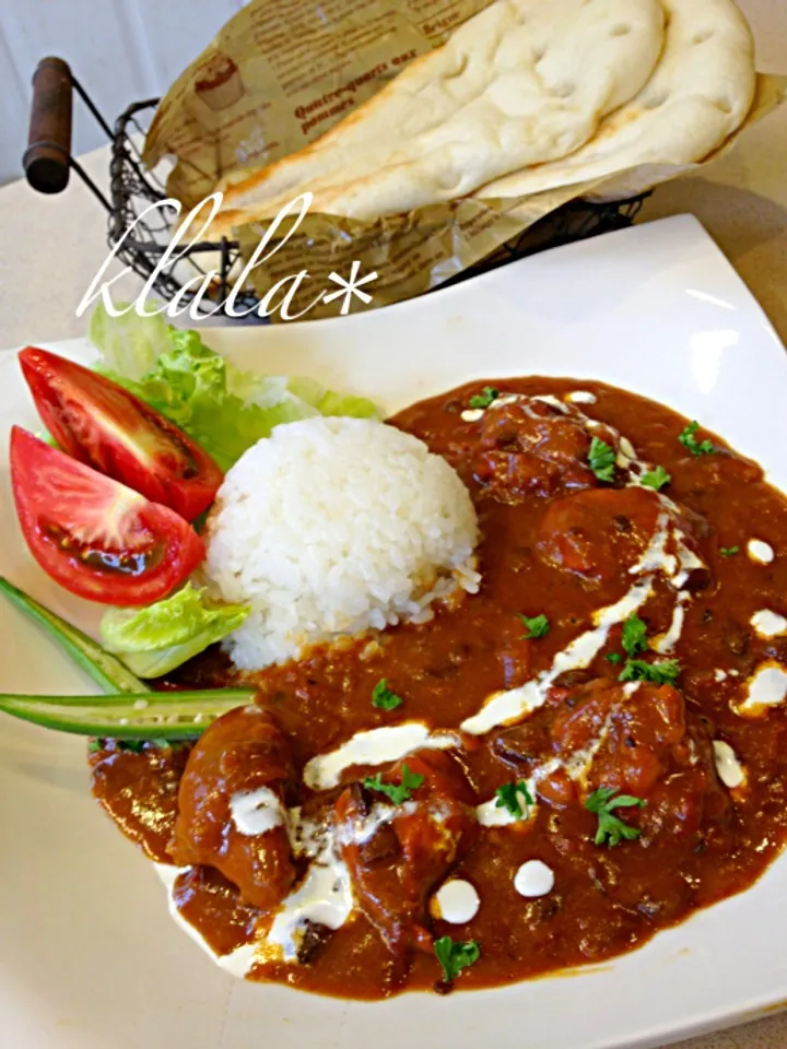 トマトチキンカレー🍛|くららさん