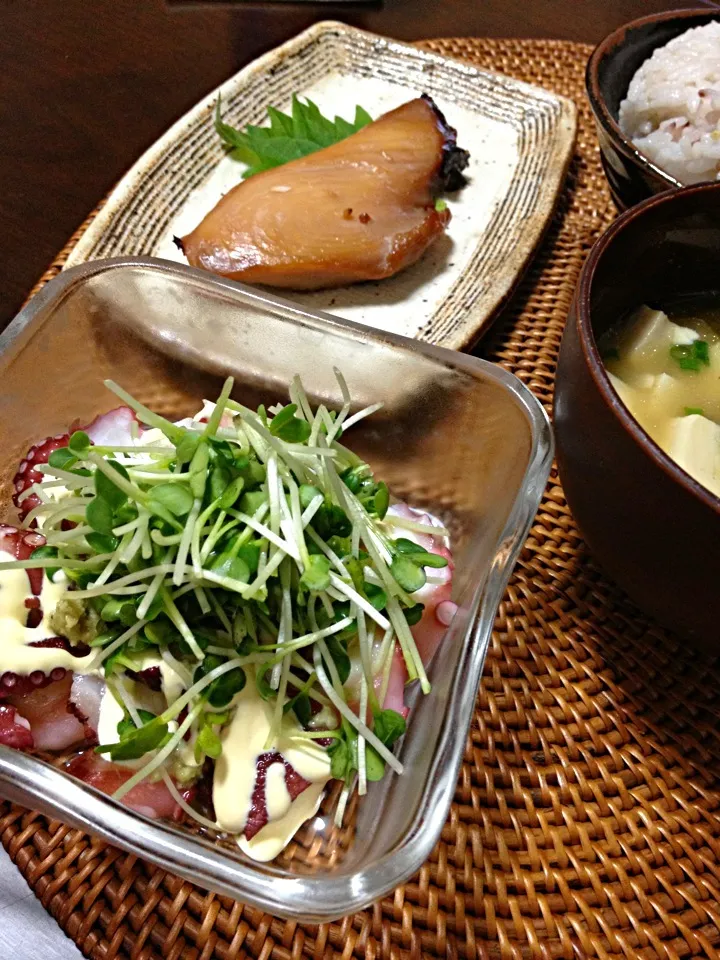 Snapdishの料理写真:普段の夕飯♪|きゃおさん