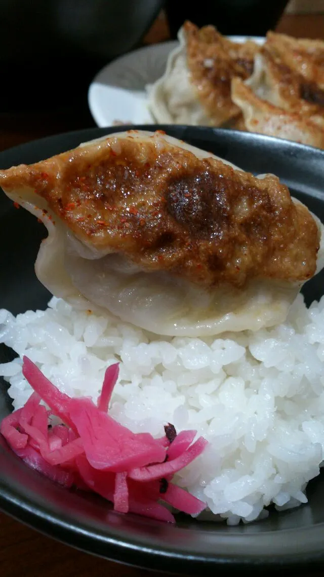 【沼津 北口亭】沼津で有名なバカでかい餃子!!オンザライス♪|うめロクさん