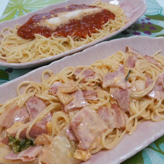 簡単キムチクリームパスタ♪|伊万里さん