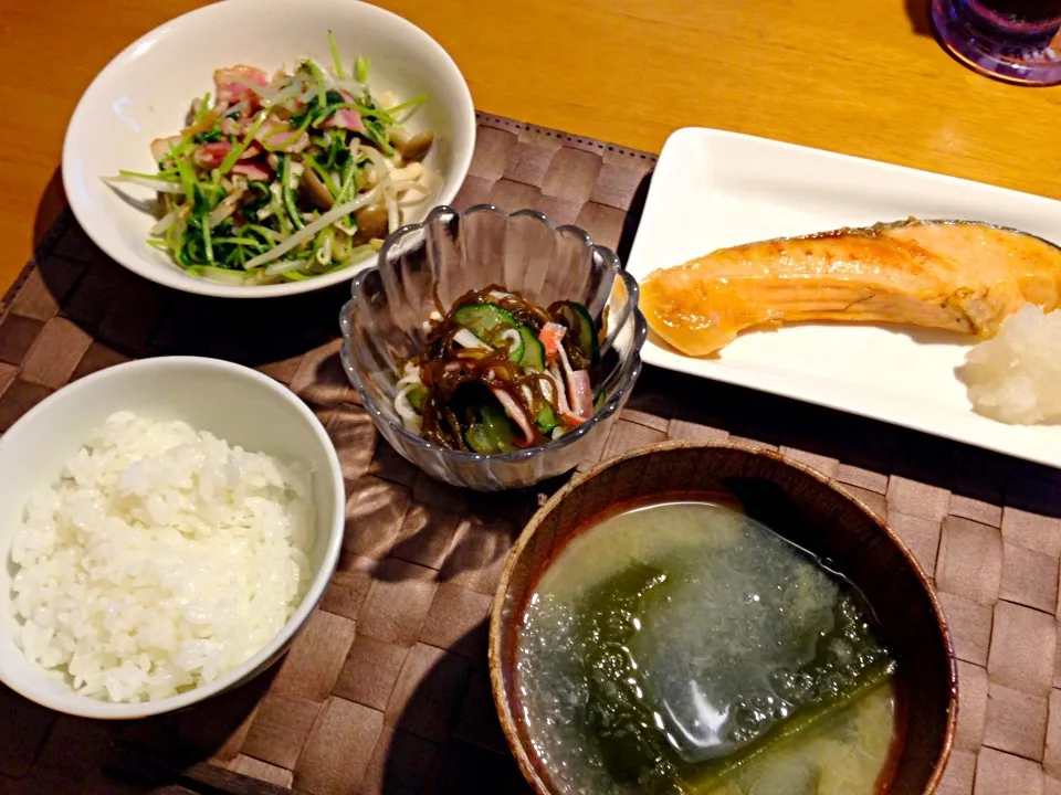 今日の晩ご飯は和風で。|よっしーさん