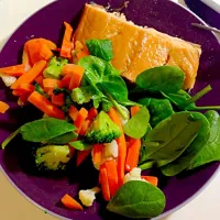 Smoked salmon and mixed vegetables|Annalisa Cherlyn Hooさん