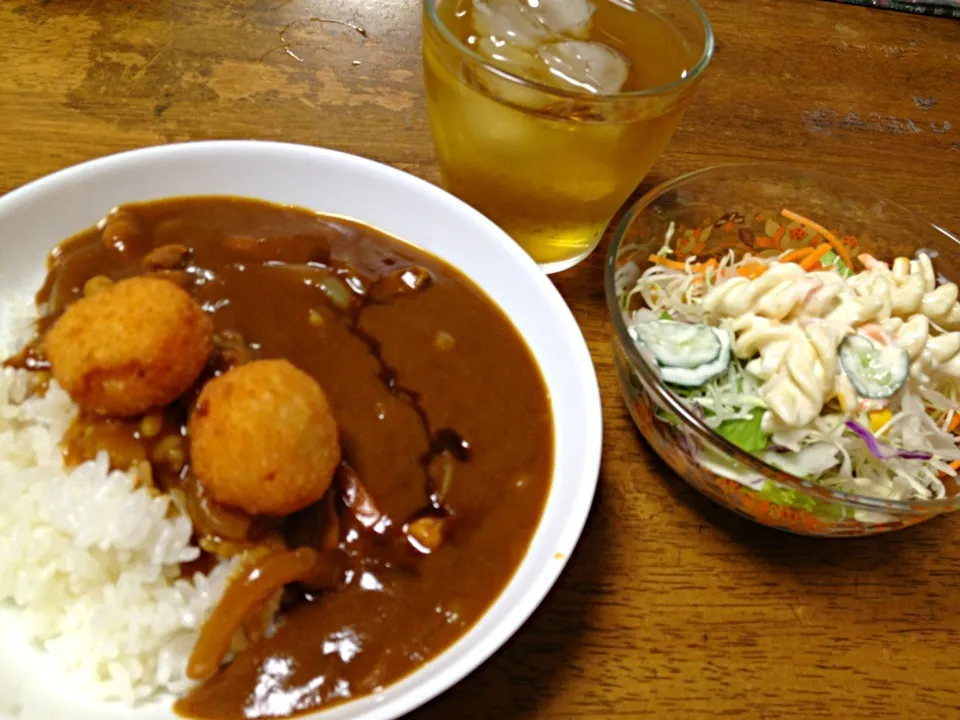 チーズコロッケスパイシージャワカレー🍛|Kojiさん