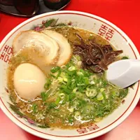 Snapdishの料理写真:初代だるま 煮玉子ラーメン|ふたご社さん