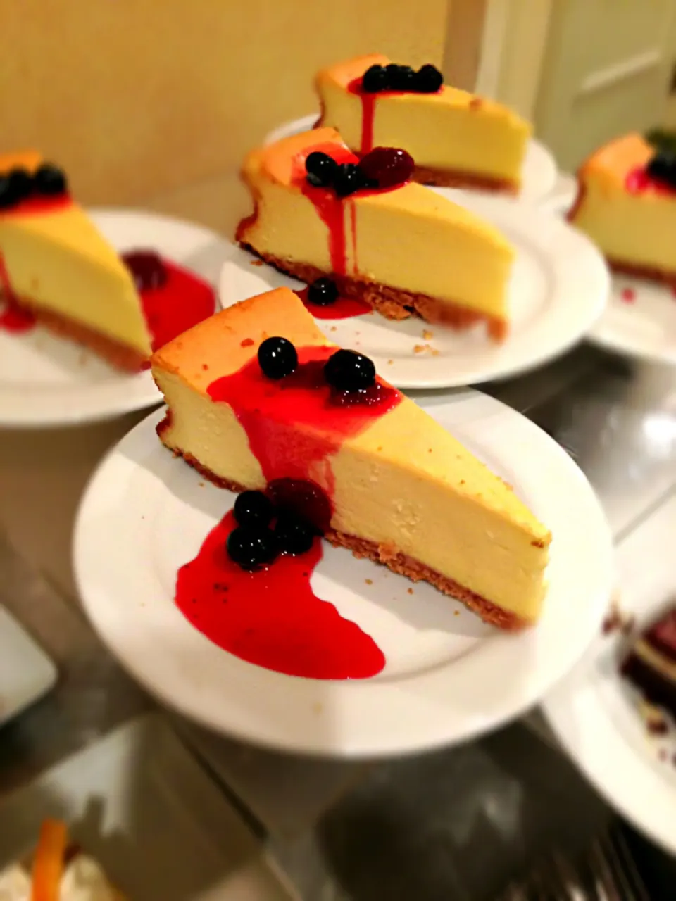 Cheese Cale with Bluberries!!|Maria Schlossbergさん