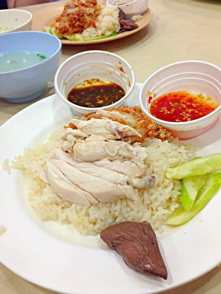 chicken rice best ever|fiofieさん