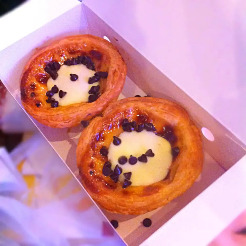 Choco banana egg tarts|YNGさん