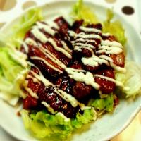 豚バラブロックの照り焼き！！こんなんシンプルで1番好き♡