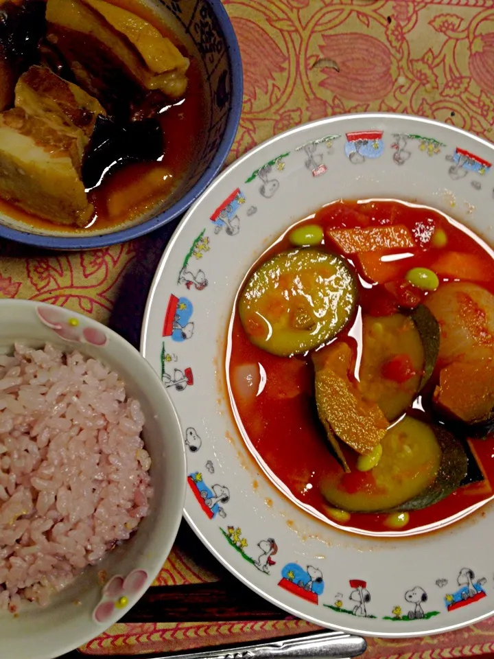 豚の角煮 冷製ラタトゥイユ|掛谷節子さん