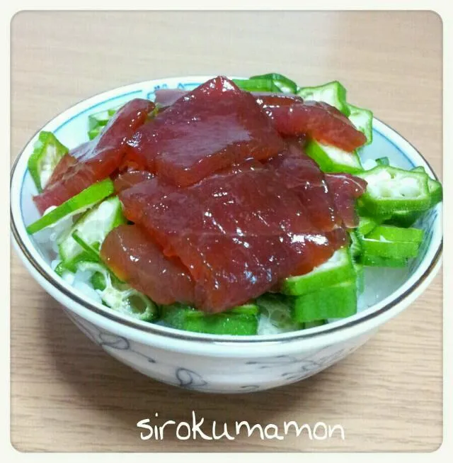 マグロの漬け丼☆|しろくまもんさん