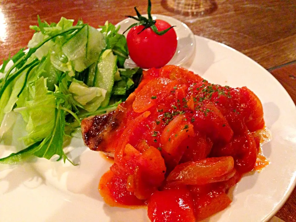 メカジキと夏野菜トマトソース！|とめっこさん