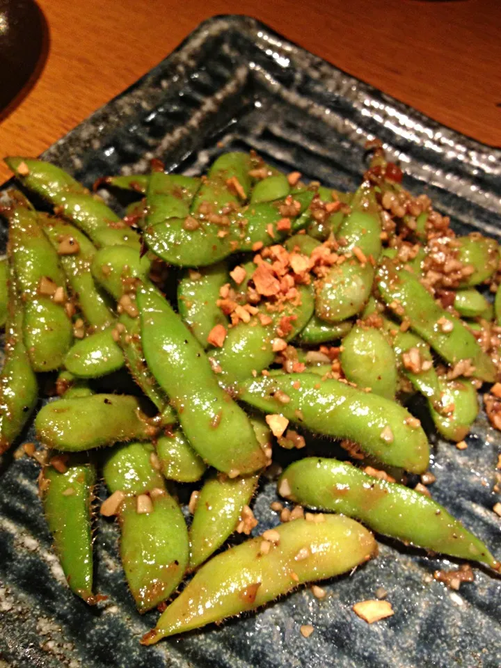 枝豆のアンチョビ炒め|たべたくさん