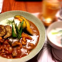 Snapdishの料理写真:夏野菜たっぷり⭐スタミナカレー|＊まり＊さん