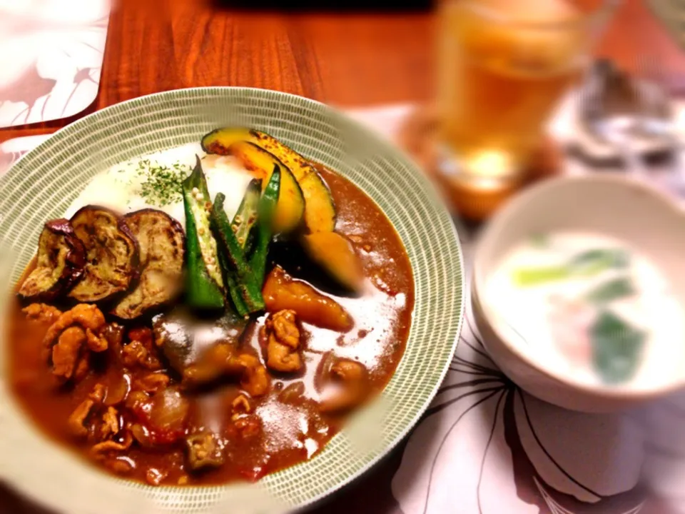 Snapdishの料理写真:夏野菜たっぷり⭐スタミナカレー|＊まり＊さん