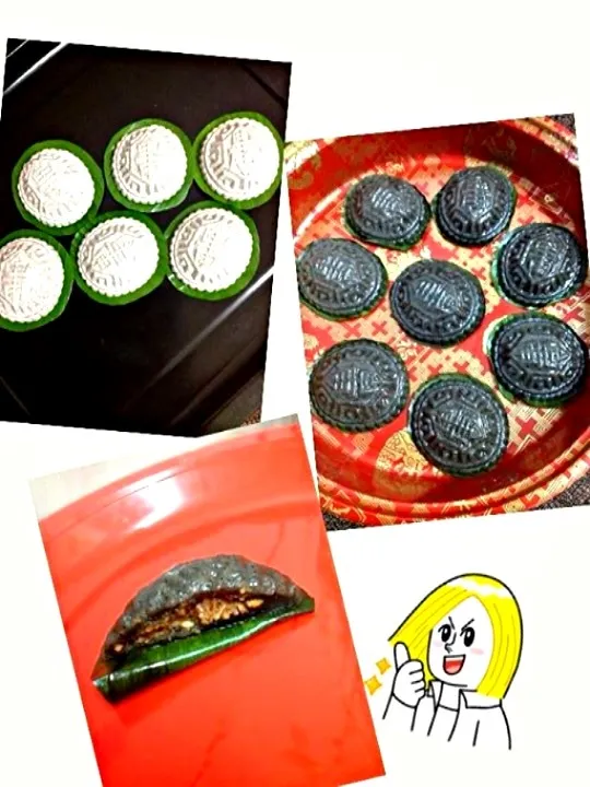 Snapdishの料理写真:黑芝麻Angku kuih|Joyce See Tuさん