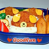 Snapdishの料理写真:✨夏休み前のお昼寝クマさん弁当|タケッチさん