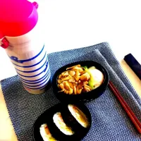 Snapdishの料理写真:One of our bento and a Thermos Ribbon|Bento&co | 弁当箱専門店 京都さん