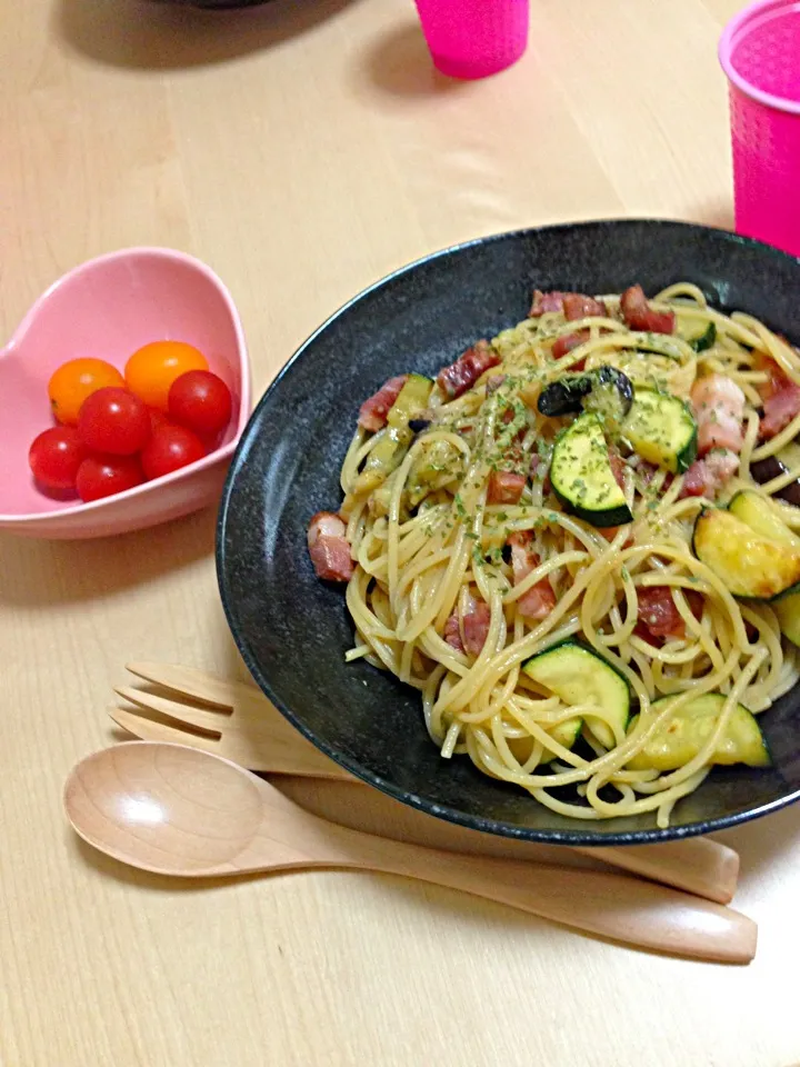 Snapdishの料理写真:イタリア風夏野菜のパスタ|comomixさん