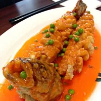 Snapdishの料理写真:Chinese Sweet & Sour Fried Fish