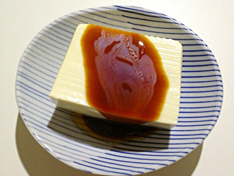 Snapdishの料理写真:とろみ醤油と豆腐|TanTanさん