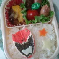 Snapdishの料理写真:キョウリュウジャー弁当|まっこさん