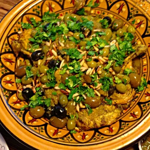 Snapdishの料理写真:Chicken tajine with olives|inassさん