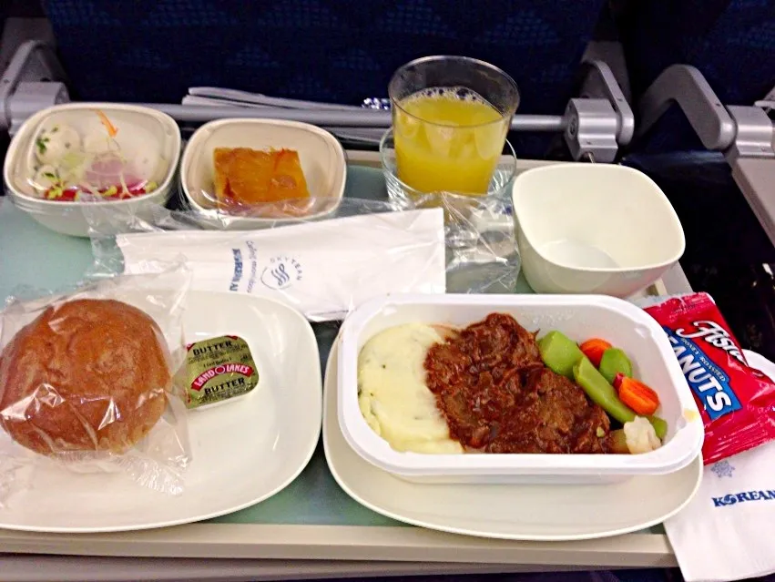 Korean airline meal|shaine91さん