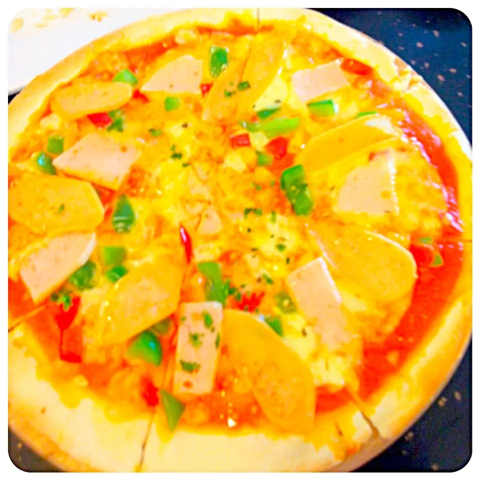 Pineapple Ham pizza|laumeikuanさん