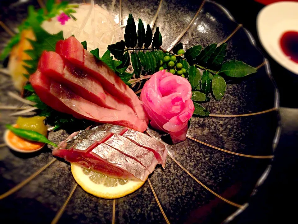 刺身(カツオ・クロムツ・アカオ)|naoko shimoshimbaraさん