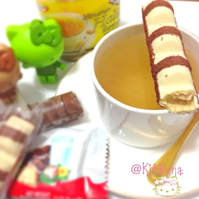 ('U`)White 🍫+热🐝🍯蜂蜜姜饮料✨|🎀Kittyna🌸さん