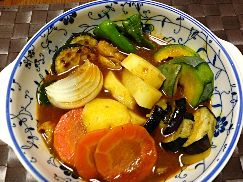 ほとんど野菜のスープカレー|あっこぷーさん