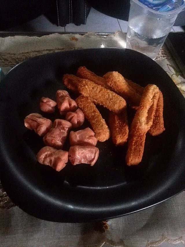 chicken nugget and chicken sausage|vitantriさん