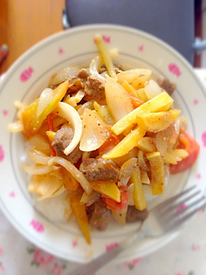 Lomo saltado -peruvian food|carolina O.さん