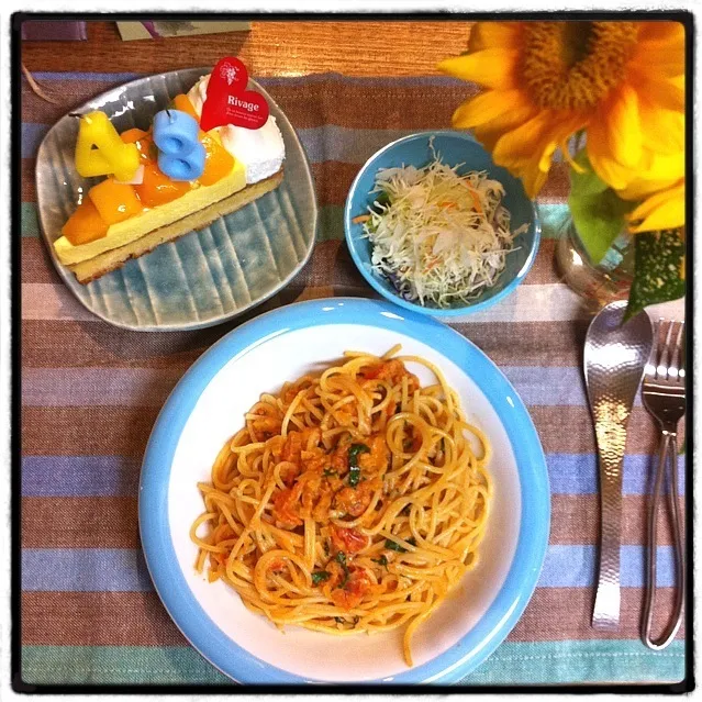 ☆ウチご飯☆ランチ☆今日はパパの誕生日|EITOさん